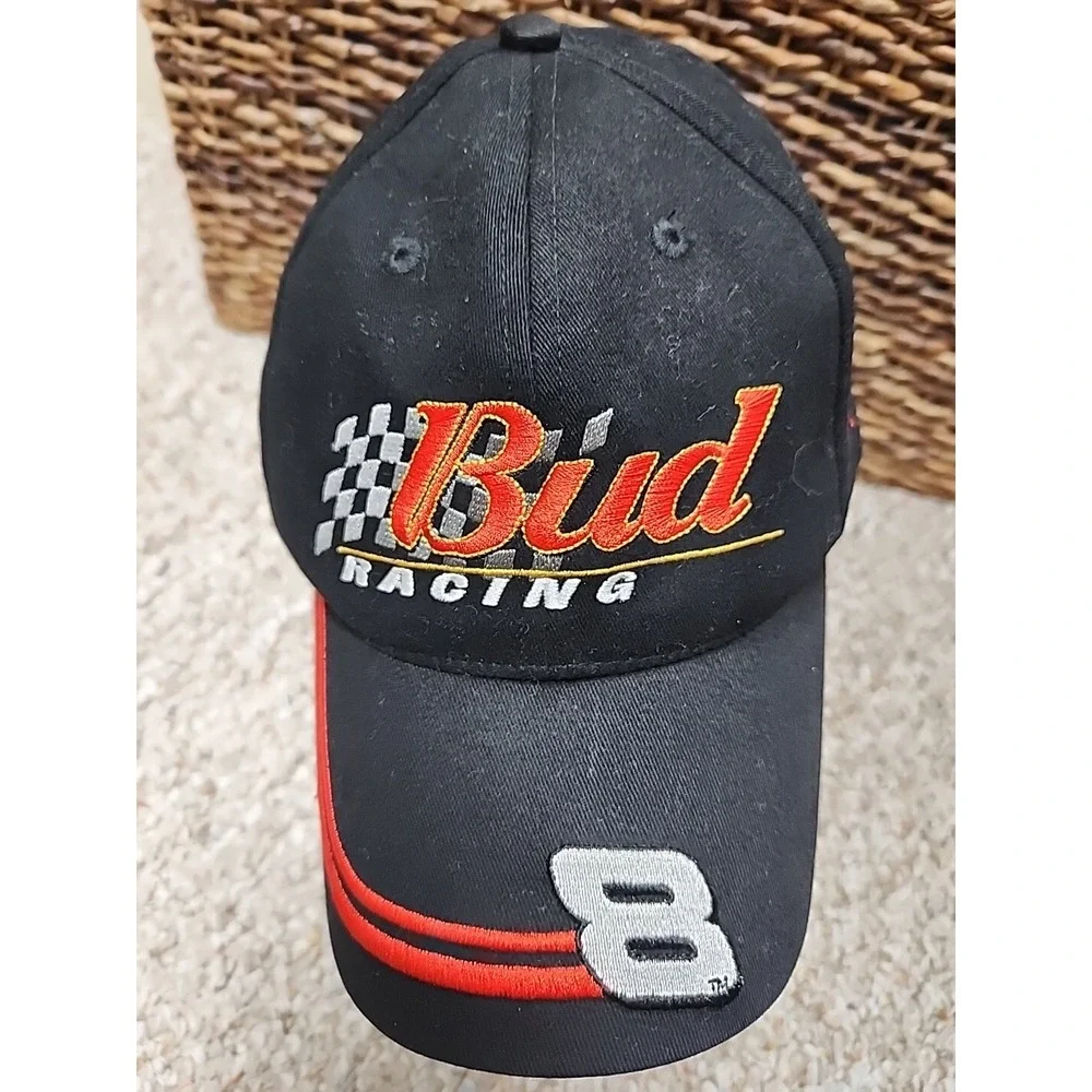 NASCAR Dale Earnhardt Jr Adjustable Racing Hat Cap Lot Of 3 #8 Budweiser VTG